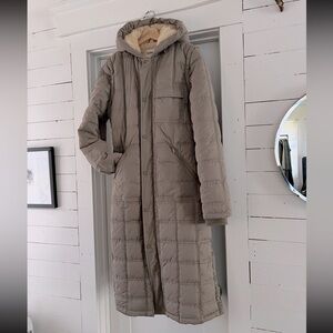 UpWest maxi Sherpa lined puffer coat small
